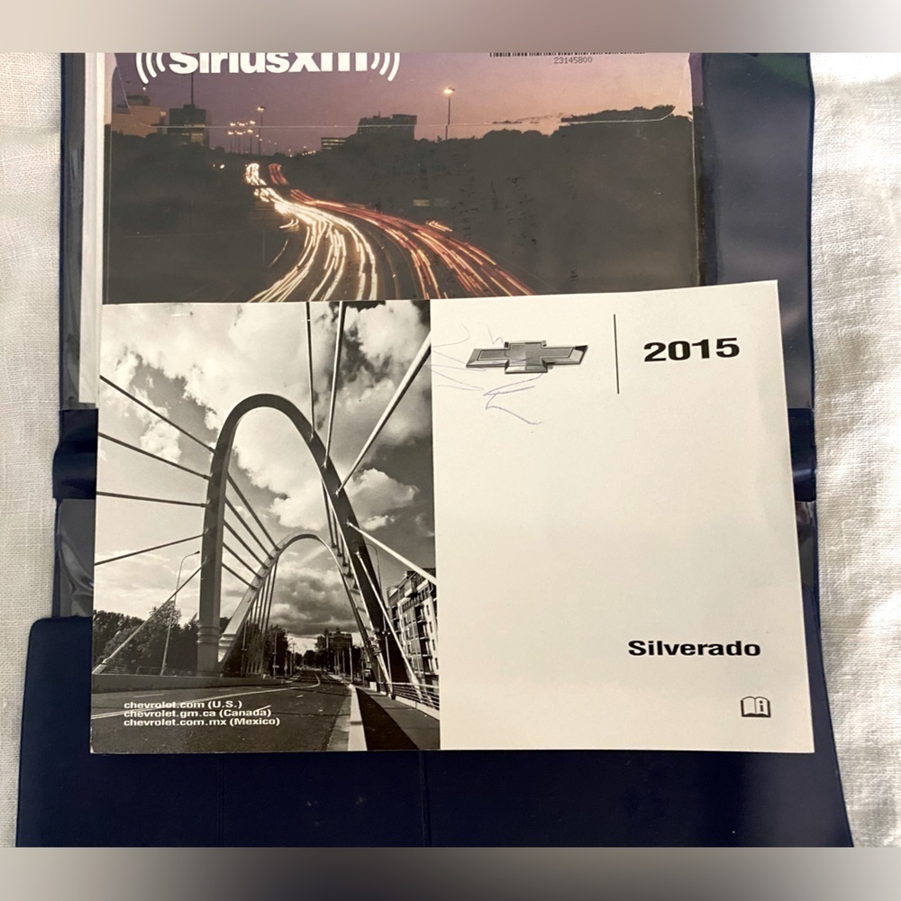 Chevy Silverado instruction manual for glovebox GM